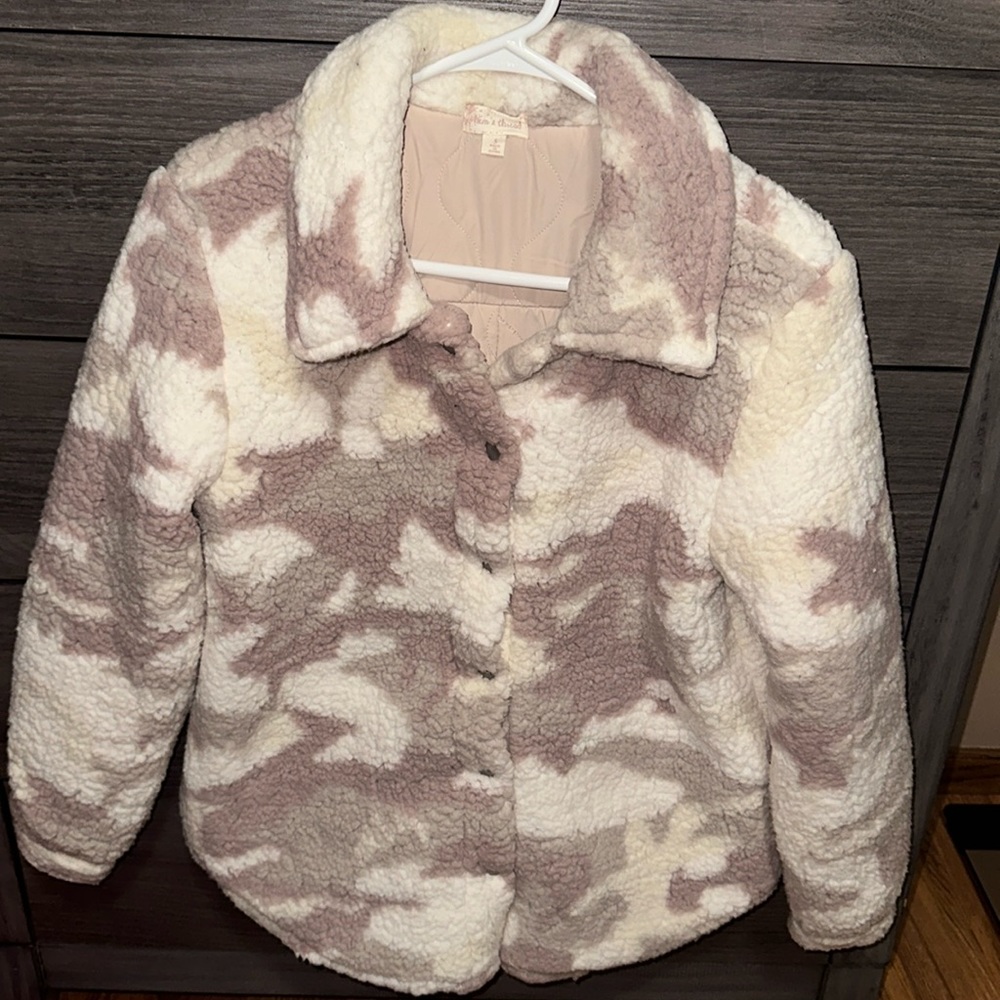 Hem & Thread cute fleece jacket!